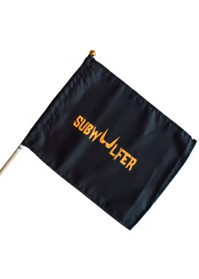 Subwoolfer Flag Black